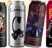 Imagen de cuatro de las 21 presentaciones que lanzó la cervecería artesanal este año, con nombres de bandas de punk y metal de la escena ecuatoriana.