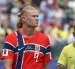Erling Haaland, delantero noruego y figura de su selección.