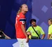 El noruego Erling Haaland celebra el gol del 0-1 durante el partido de octavos de final de la Copa Mundial de la FIFA 2026 entre Brasil y Noruega.