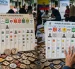 Imagen simbólica de la dispersión de candidaturas pues el Código de la Democracia no favorece las alianzas.