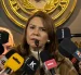 Celeste Amarilla, senadora de Paraguay, este 7 de julio. Ella arremete contra el futbolista francés Kylian Mbappé.