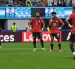 Jugadores de Egipto lamentan la eliminación del Mundial 2026 ante Argentina.