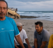 Los pescadores manabitas fueron rescatados en la comuna La Entrada en la provincia de Santa Elena