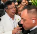 El presidente de Colombia, Gustavo Petro, sale tras una ceremonia conmemorativa del bicentenario del Congreso Anfictiónico de Panamá, el 22 de junio de 2026.