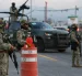 Integrantes del Ejército de Mexico realizando un operativo en Guadalajara (México).
