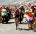 Richard Carapaz en la etapa 10 del Tour de Francia 2026, en su llegada al Le Lorian como el más combativo del recorrido.