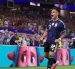 Lautaro Martínez celebra con euforia el tanto que aseguró la clasificación de Argentina.