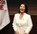 La presidenta electa de Perú, Keiko Fujimori (c), reacciona este miércoles, en Lima (Perú).