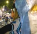 Aficionados celebran el triunfo de Argentina frente a Inglaterra en la semifinal del Mundial de la FIFA 2026.