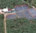 Afectación. Vista aérea de la finca La Carolina, donde a finales de 2025 se confirmó el primer caso.