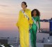 Las hermosas candidatas a Miss Universo Ecuador en la pasarela del malecón de Ballenita