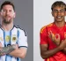 Lionel Messi y Lamine Yamal.