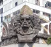 El mural Rumiñahui, del maestro Theo Constante, se impone en el antiguo edificio del Museo Antropológico del Banco Central, en avenida 9 de Octubre y Antepara.