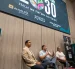 El alcalde de Samborondón, Juan José Yúnez, en la presentación del concurso en al UEES.