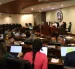 El Honorable Consejo Universitario de la Central, en una de las sesiones, dirigidas por vicerrectores.