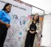 La ministra Gilda Alcívar García junto a la exviceministra de Cultura y Patrimonio, Romina Muñoz.