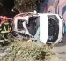Un vehículo con 11 ocupantes cayó hacia la avenida Mariscal Sucre, en el sector de El Condado.