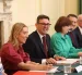El primer ministro británico, Andy Burnham (C), con ministros durante su primera reunión de gabinete como primer ministro en Londres,  el 21 de julio de 2026.