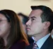 Daniel Noboa en un acto oficial anterior, en medio de su agenda pública.