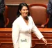 La presidenta electa de Perú, Keiko Fujimori, reacciona este miércoles, en Lima (Perú).
