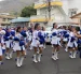 La ciudadanía disfrutó de la participación de las bastoneras del colegio 28 de Mayo.