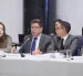 Rafael Oyarte e Ismael Quintana son los abogados de Inés Manzano en su juicio político.|