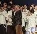 El cantante colombiano J Balvin al finalizar la pasarela inaugural de Colombiamoda, Artisan Gang in The City, el 25 de julio, en Medellín (Colombia).