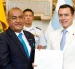 El reconocido periodista, José Enrique Delgado Nievecela, recibió la condecoración de la Orden Nacional “Al Mérito” en el Grado de Caballero por parte del presidente de la República, Daniel Noboa Azin en 2024.