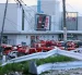 Vista del edificio Aeon Mall Kumamoto, gravemente dañado, en Kashima, prefectura de Kumamoto, suroeste de Japón, 29 de julio de 2026.