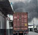 La columna de humo fue reportada en redes sociales por los moradores de la zona.