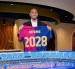Raphinha durante una sesión con la indumentaria oficial del FC Barcelona.