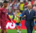 Roberto Martínez (d) junto a Cristiano Ronaldo cuando dirigía a la selección de Portugal.