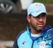 Javier Carvajal dirige una sesión de entrenamiento con el primer equipo del Manta FC durante su etapa como director técnico del club.