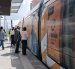 En cada estación del tranvía existen las maquinas para la recarga de las tarjetas y para la validación del pasaje.