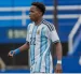 Ramos debutó con la selección argentina sub 17 ante Ecuador.