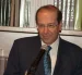 El expresidente de la República, Osvaldo Hurtado, en la presentación de su libro "Dictaduras del siglo XXI"