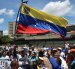 Personas se manifiestan este sábado para exigir que sea público el diálogo que comienza hoy entre el chavismo y un grupo opositor y que impulsa Estados Unidos, del que se desconocen detalles clave.