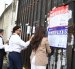 Justicia y Vigilancia coloca sellos de clausura.
