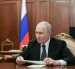 El Presidente de Rusia, Vladimir Putin durante su encuentro con el CEO y Presidente del Consejo de Administración de ALROSA Pavel Marinychev, el 04 de agosto de 2026.