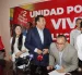 Unidad Popular ofreció una rueda de prensa para anunciar la alianza por Quito y Pichincha.