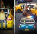 ATM sanciona a taxi captado con dos pasajeros en la cajuela en Guayaquil.