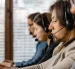Referencial.Operadores atienden llamadas de emergencia en el ECU 911.