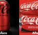 Coca-Cola cambió la tipografía del producto, pasando de una sans serif a una serif llamada ‘Better With’.