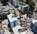 Fotografía aérea que muestra los escombros de un edificio tras el terremoto de magnitud 7,4 que sacudió la mayor parte de Colombia