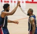LeBron James y Joel Embiid, durante su etapa con Team USA en los Juegos Olímpicos de París 2024.