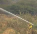 El incendio forestal en el sector de Rayocucho, Calacalí, se mantiene activo desde el 10 de agosto.