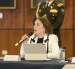 Mishel Mancheno presentó la nueva agenda legislativa de la Asamblea Nacional para los próximos 10 meses.