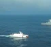 Convoy de la Armada y la Guardia Costera de Taiwán ejecutando maniobras de "contrabloqueo" marítimo.