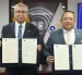 Convenio. La firma del convenio se realizó en las instalaciones del CNE.