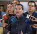 El diputado opositor Tomás Guanipa habla durante una rueda de prensa el 14 de agosto de 2026, en Caracas (Venezuela).